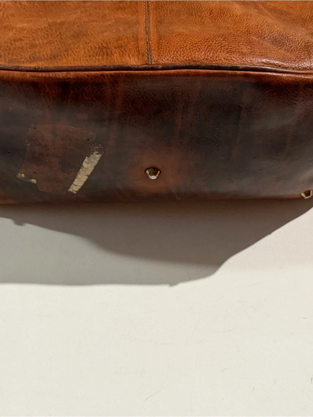 Tangaroa Leather Weekender Bag - Brown
